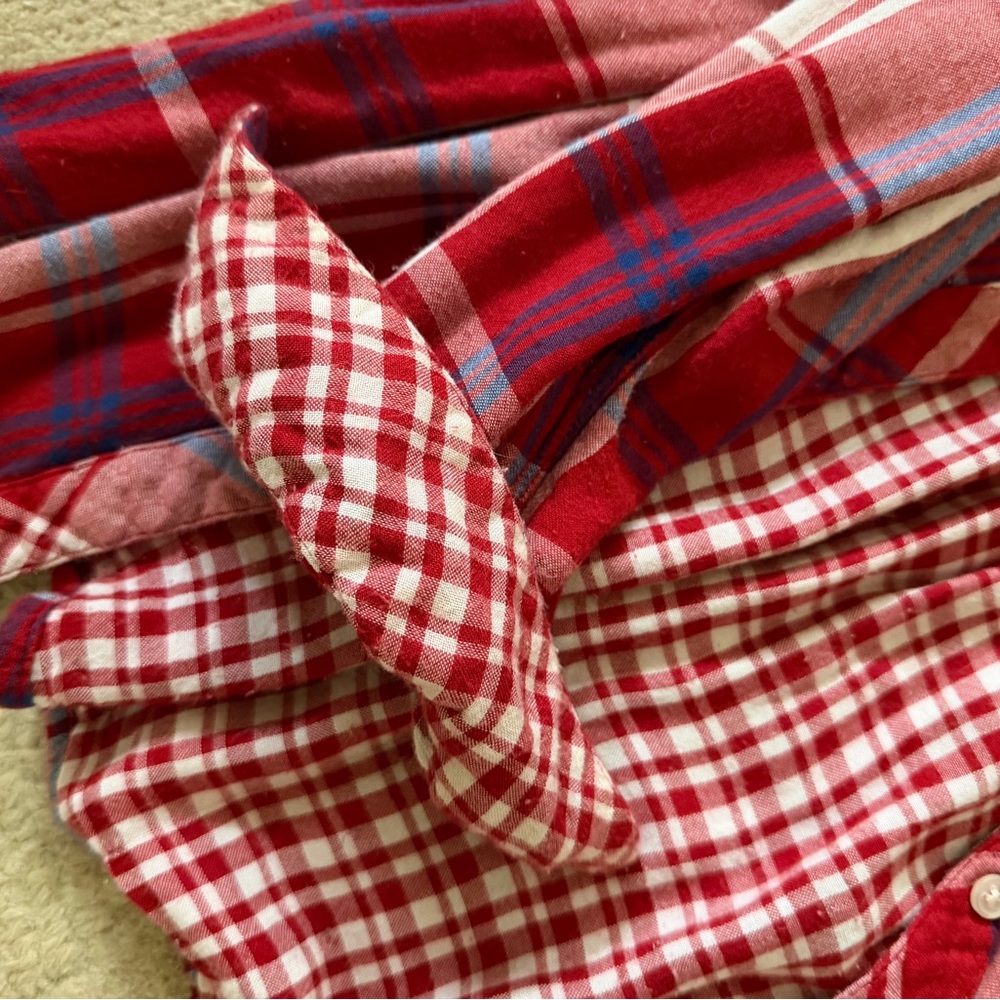 Rails Red and White Checkered Shirt
